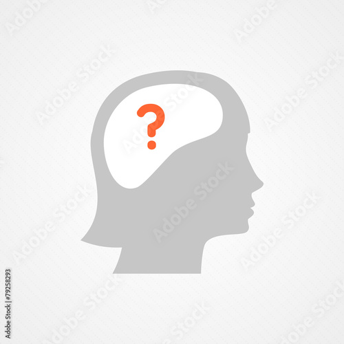 Female head and question