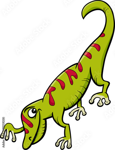 gecko reptile cartoon illustration © Igor Zakowski