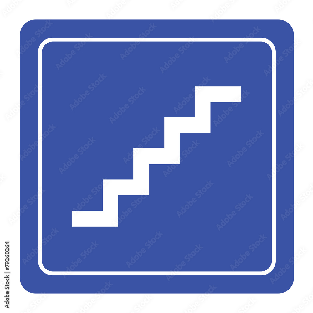 Stair icon great for any use. Vector EPS10.