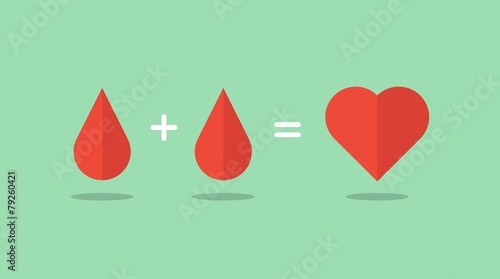 blood donation saves lives, vector illustration