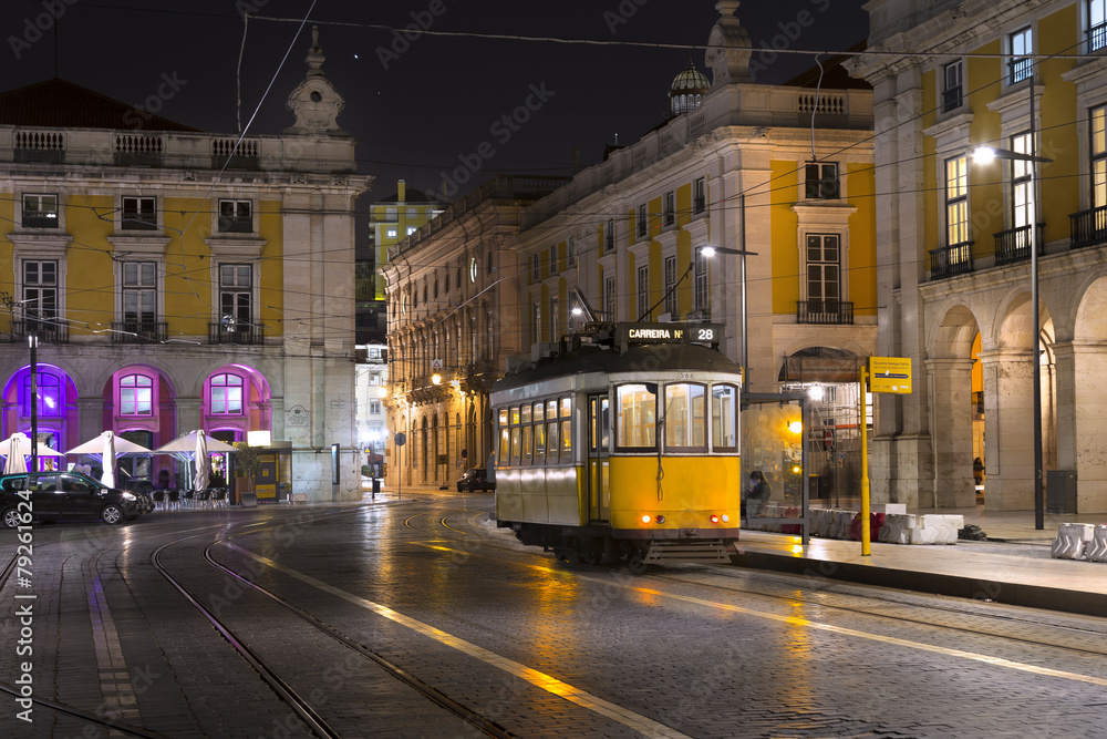 Obraz premium Tramway Lisbonne