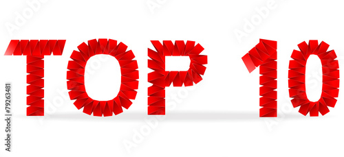 Top 10 folded paper sign