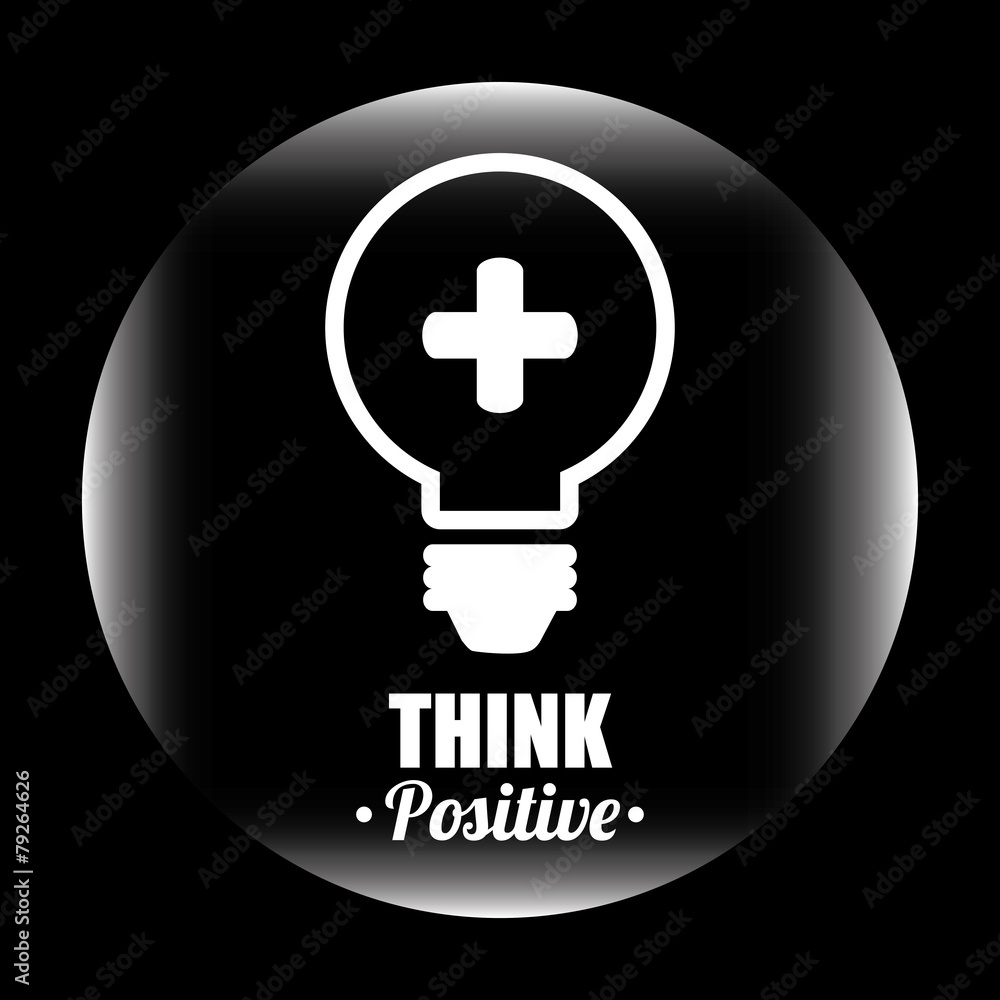 Obraz premium think positive