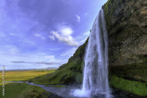 Seljalandfoss waterfall  Iceland