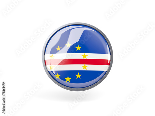 Free Download Round icon with flag of cape verde - GFXLoad