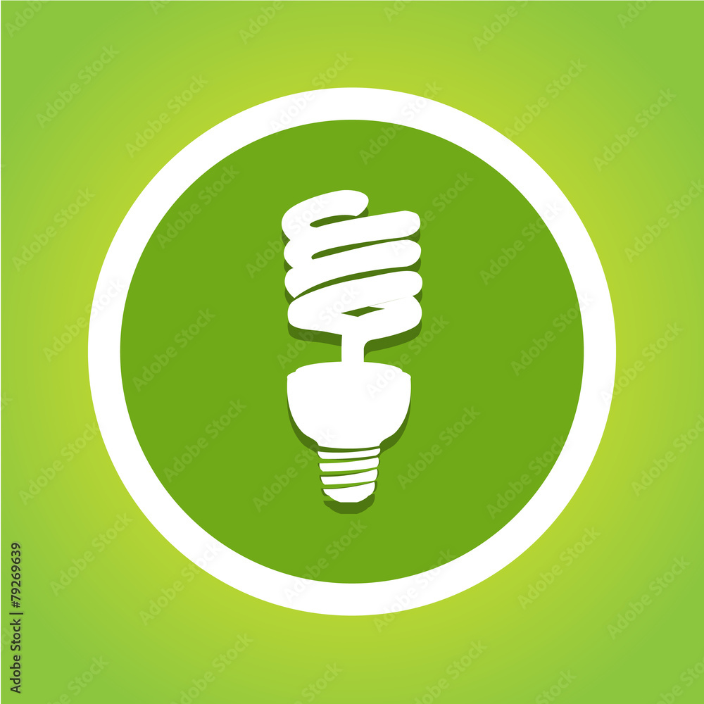 Green Bulb icon great for any use. Vector EPS10. Green Bulb icon great for any use. Vector EPS10.