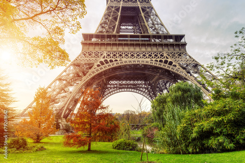Eiffel tower in Paris,France