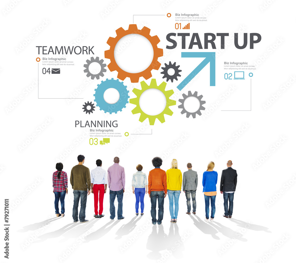 Startup New Business Plan Strategy Teamwork Concept Startup New Business Plan Strategy Teamwork Concept