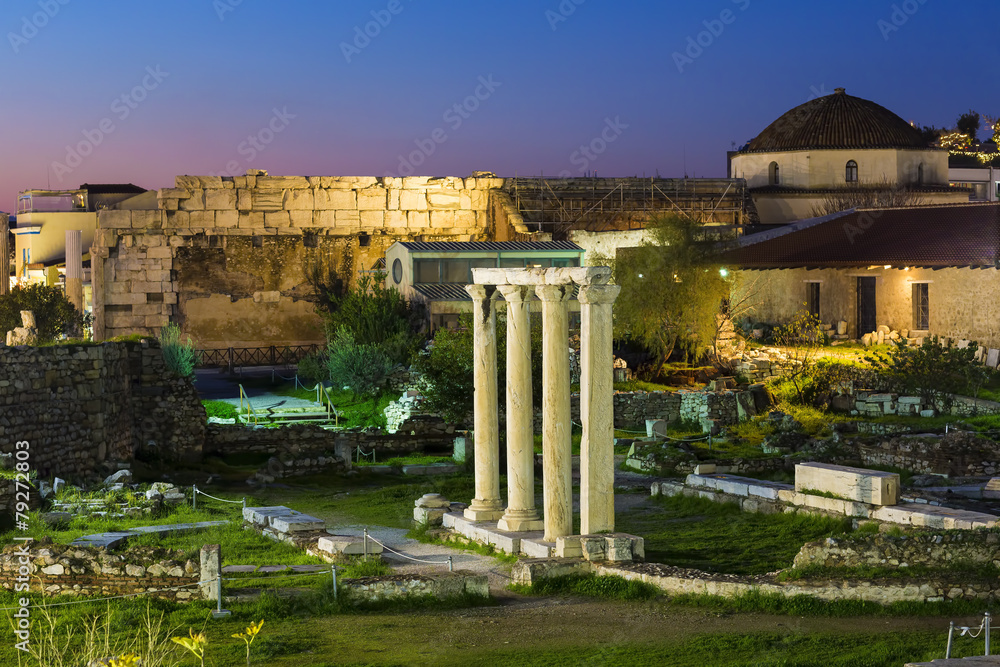 Obraz premium Roman Agora in Athens,Greece