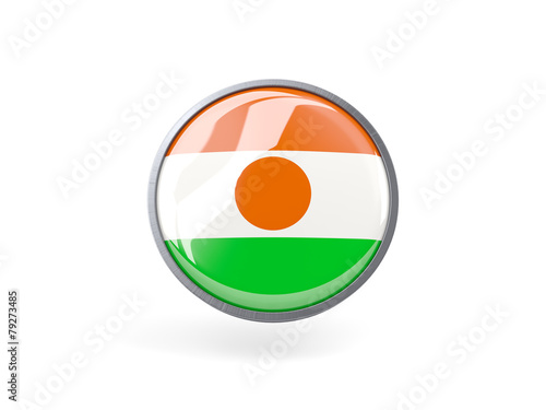 Round icon with flag of niger Free Download Round icon with flag of niger - GFXLoad