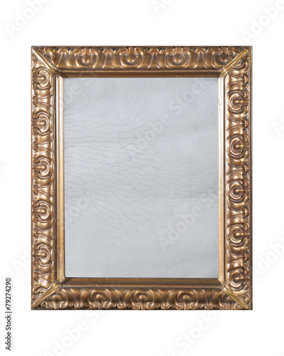 specchio antico con cornice dorata