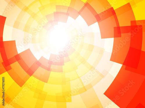 Modern bright yellow orange background with the motif of Tornado