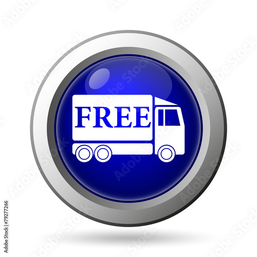 Free delivery truck icon