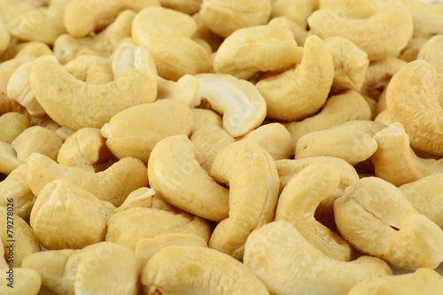 Background of cashew nuts