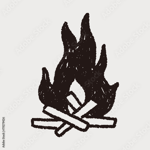 doodle campfire