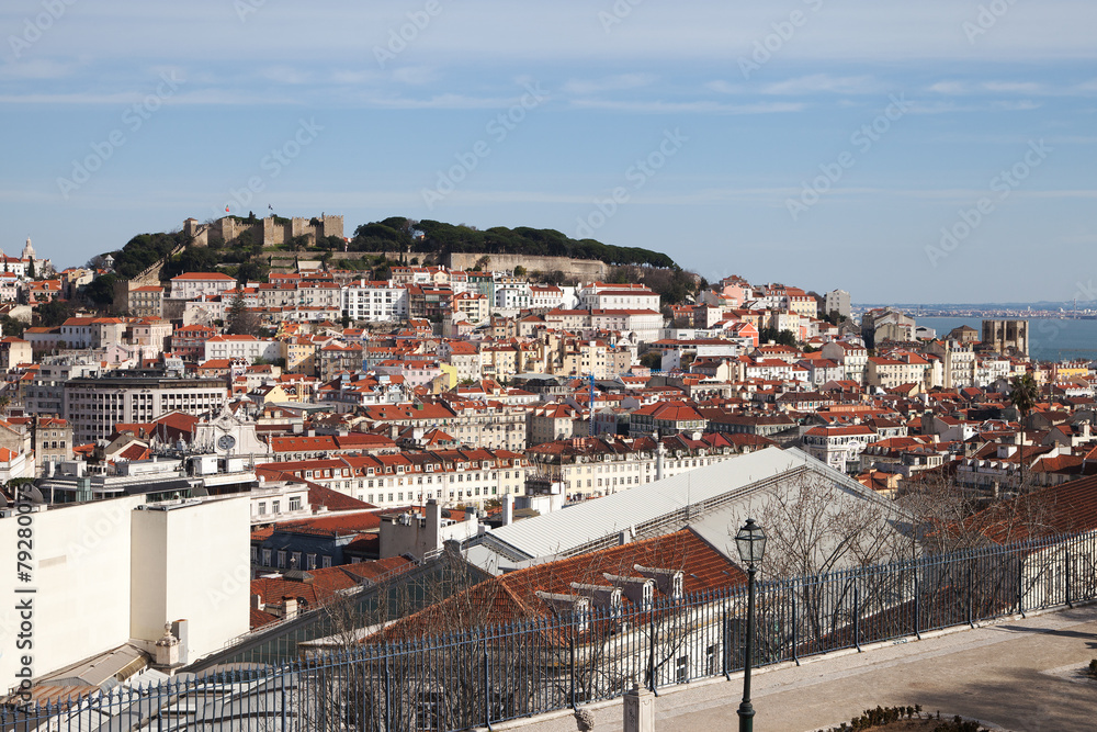 Lisbon roofs.