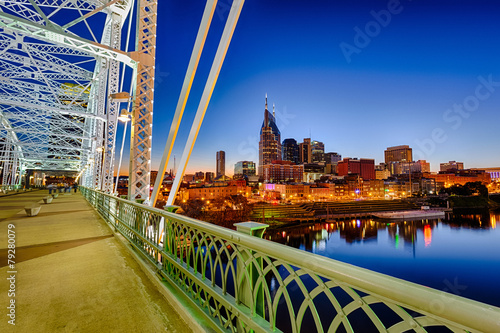 Nashvillle Skyline, Tennessee, USA