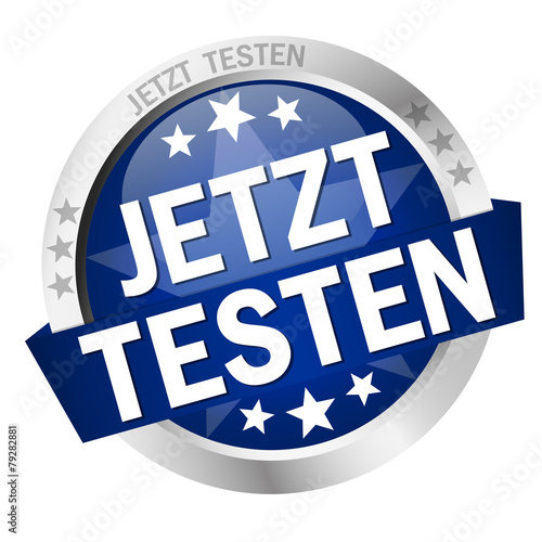 button with text Jetzt Testen