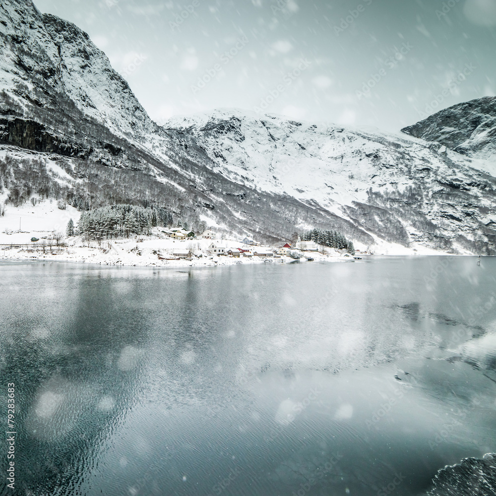 Fototapeta premium fjords in Norway