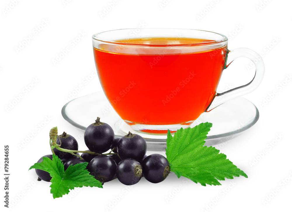 tea with black currants tea with black currants