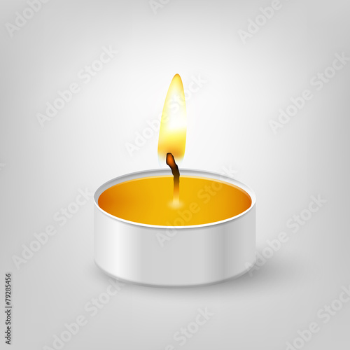 Tealight candle.
