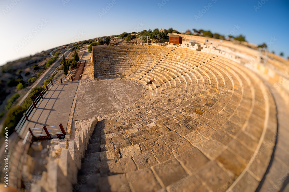 Kourion amphitheater. Limassol District, Cyprus
