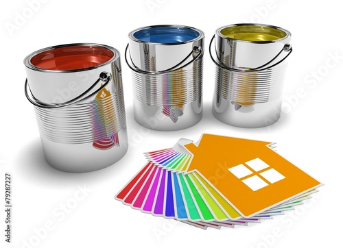 Naklejka paint colors