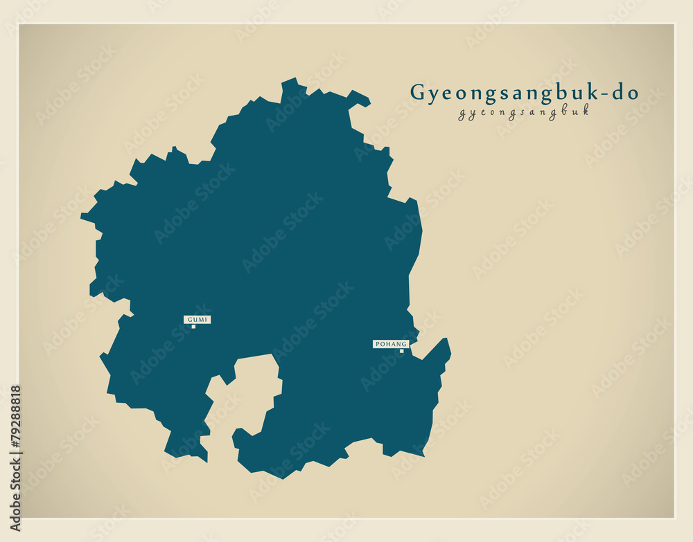 Modern Map - Gyeongsangbuk KR