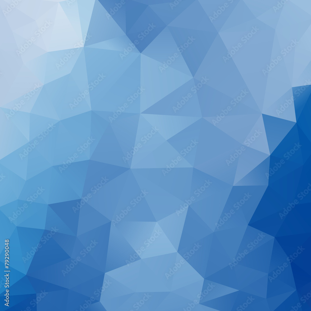 Blue polygonal background Blue polygonal background