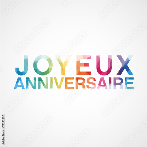 joyeux anniversaire