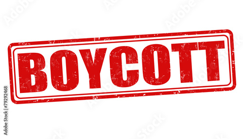Boycott stamp photo