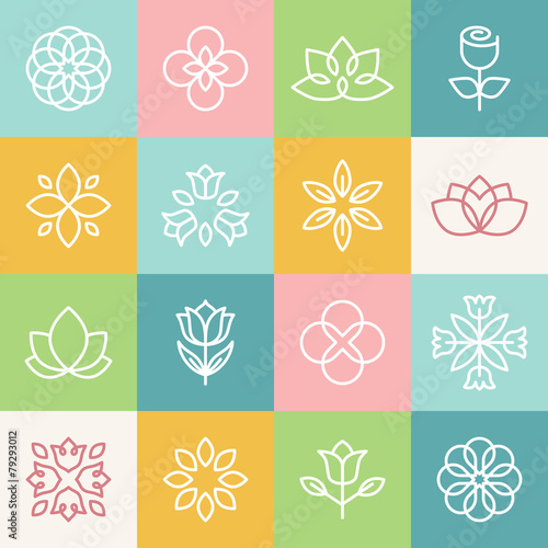 Vector ecology and organic logos