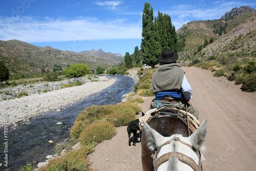 Horse ride in North Patagonia, Argentina