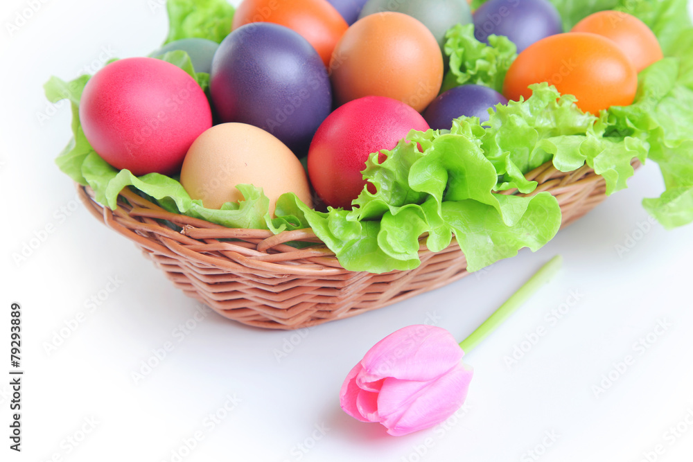 Naklejka premium pink flower