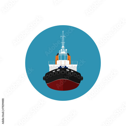 Icon tugboat for mooring of other courts