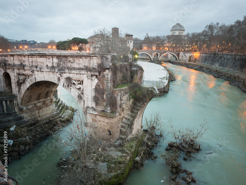 Obraz na płótnie Ponte Rotto - Rome, Italy w salonie