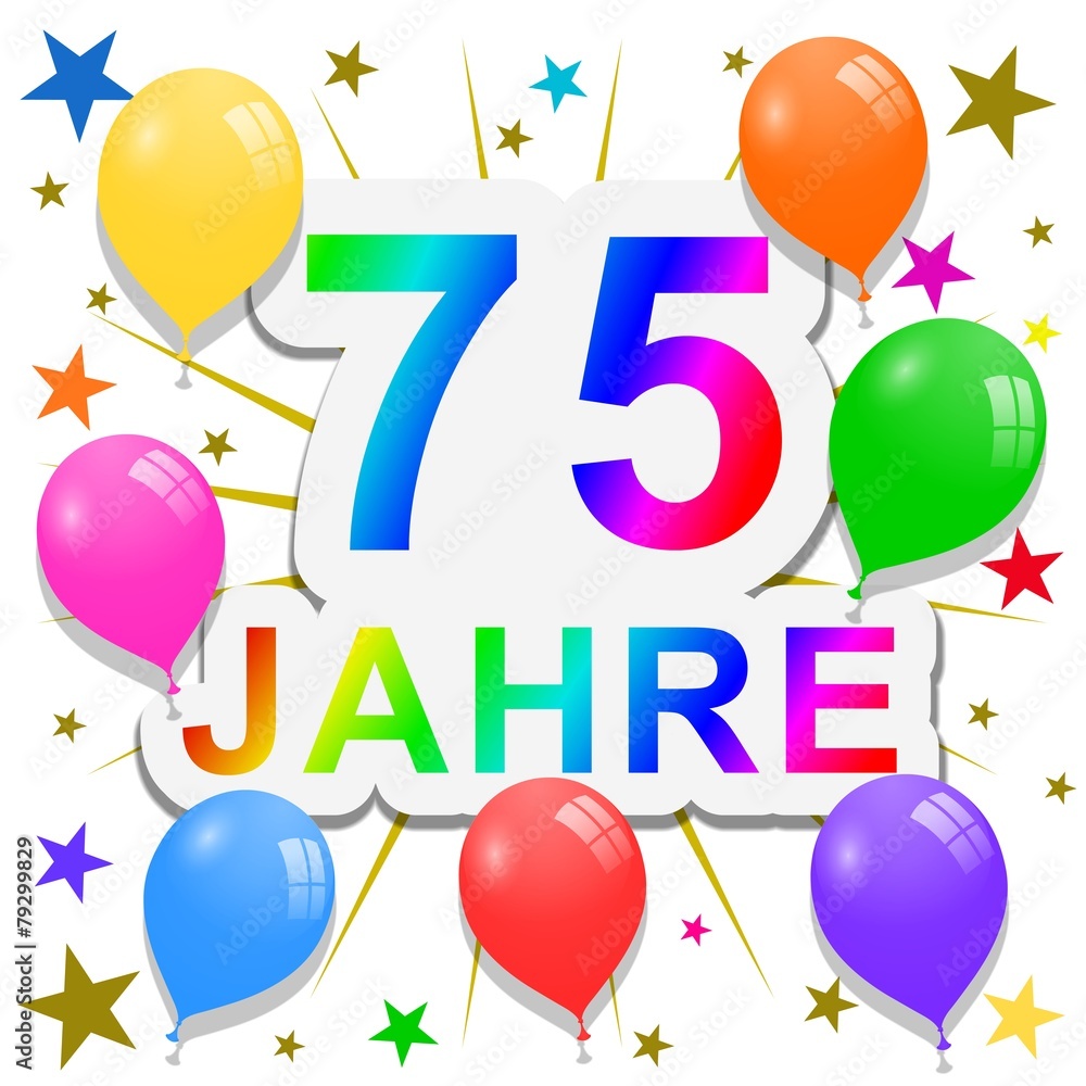 75 jahre Jubiläum