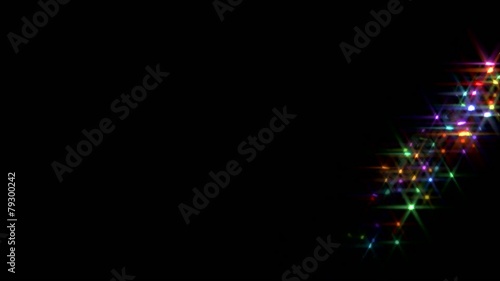 Magic sparkles fairy dust wand particle trail multicolor