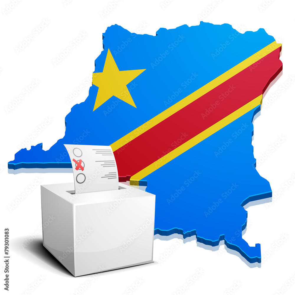 Obraz premium ballotbox DR Congo