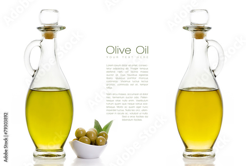 Extra Virgin Olive Oil. Design Template Isolated on White