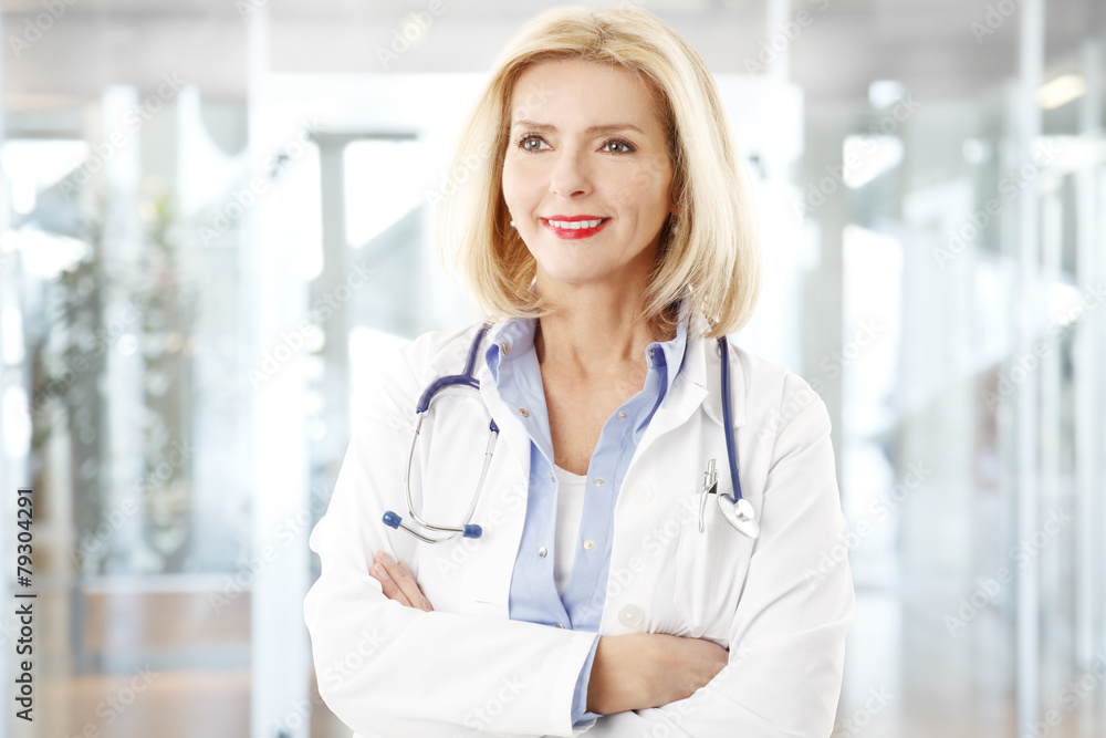 Female doctor portrait Female doctor portrait