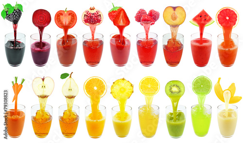 Fototapeta fresh juices