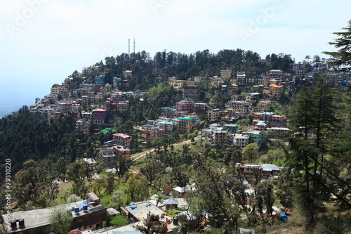 Die Stadt Dharamsala in Indien photo