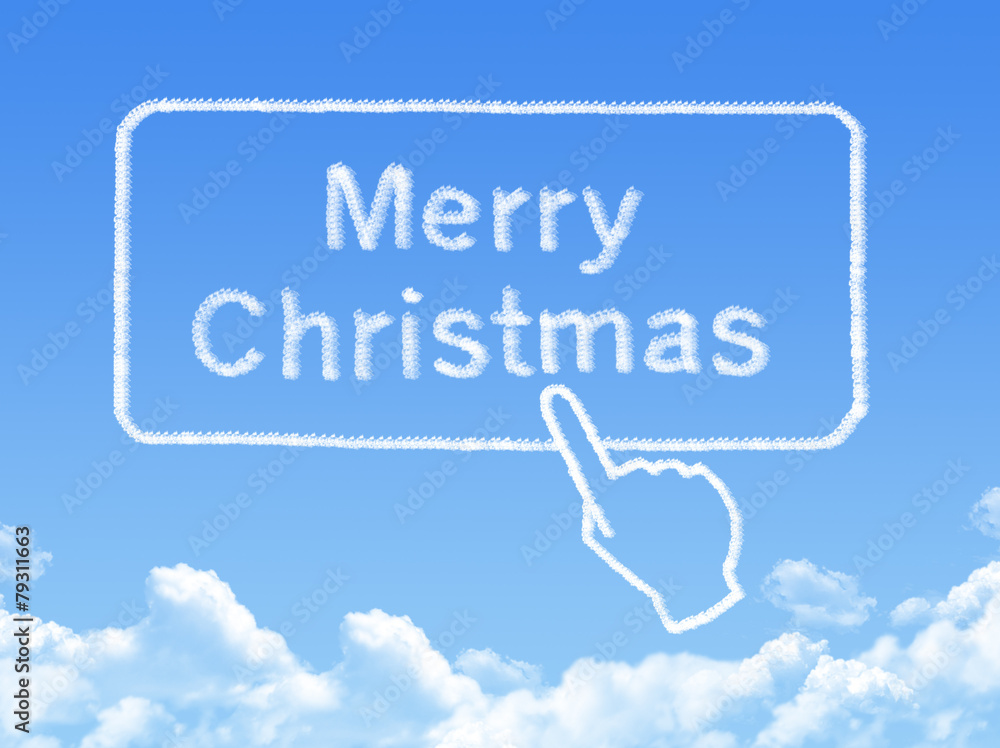 merry christmas message cloud shape merry christmas message cloud shape