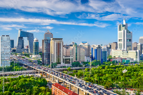 Beijing, China CBD Cityscape