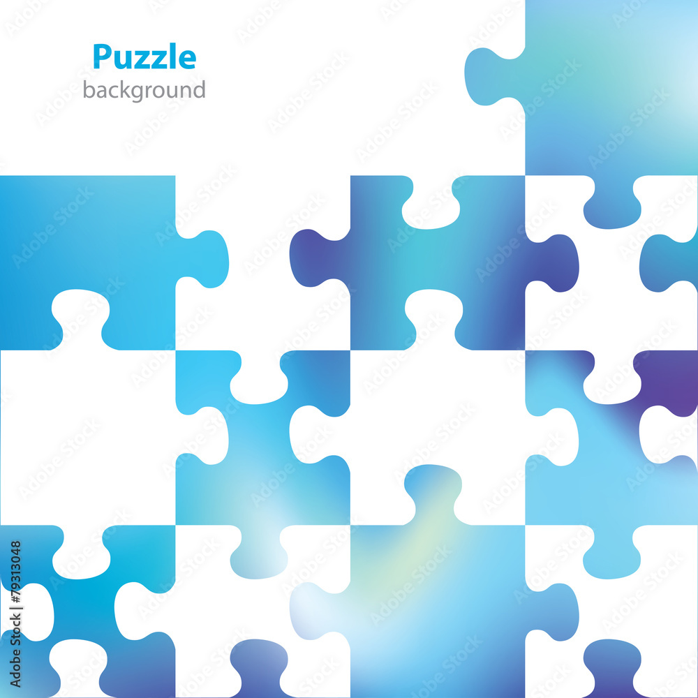 Abstract puzzle background - business card - blank background Abstract puzzle background - business card - blank background