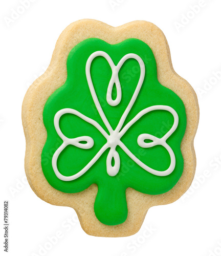 Shamrock Cookie for Saint Patricks Day