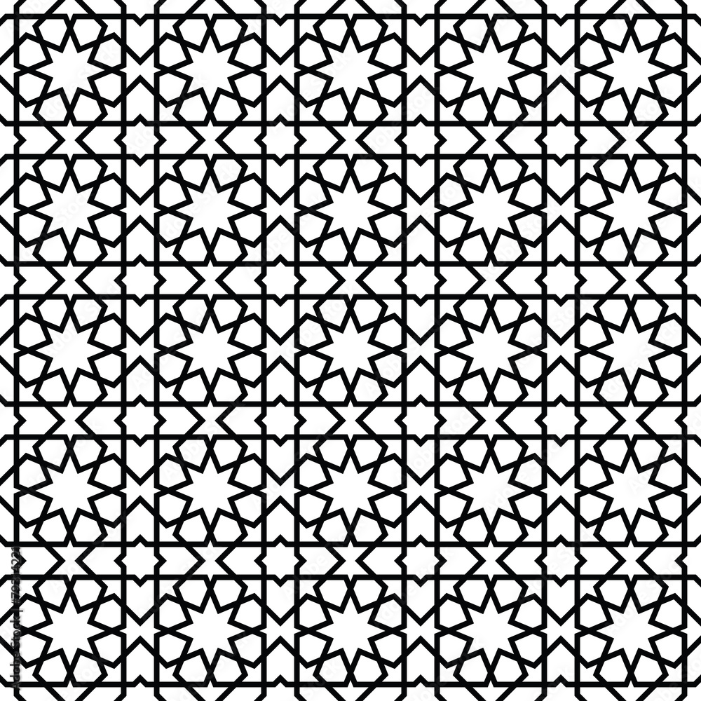 Moroccan style mosaic pattern