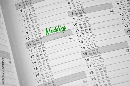 Kalender - Wedding photo