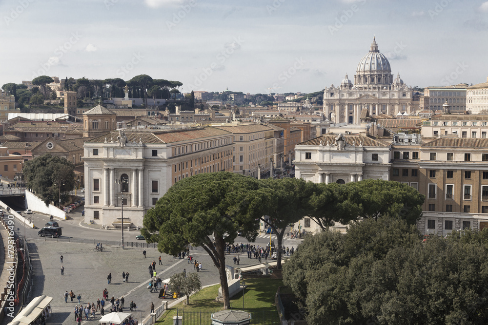 Fototapeta premium Saint Peter (Vatican) landscape